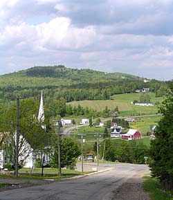 Millville, New Brunswick, a lovely little town nestled in a quiet valley